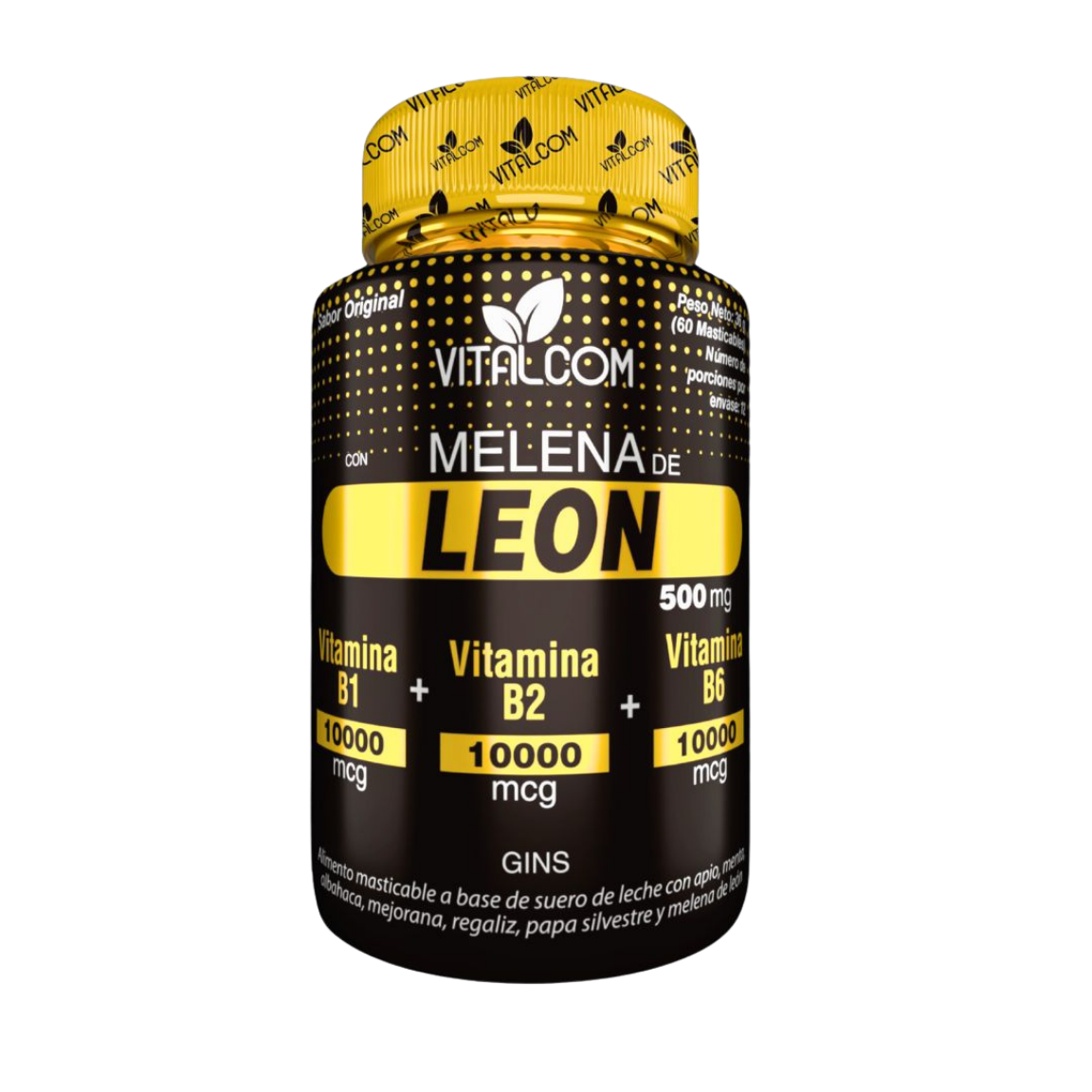 Melena de León Vitalcom 500mg | 60 Cápsulas